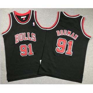 Dennis Rodman, Chicago Bulls [Black] -NIÑOS